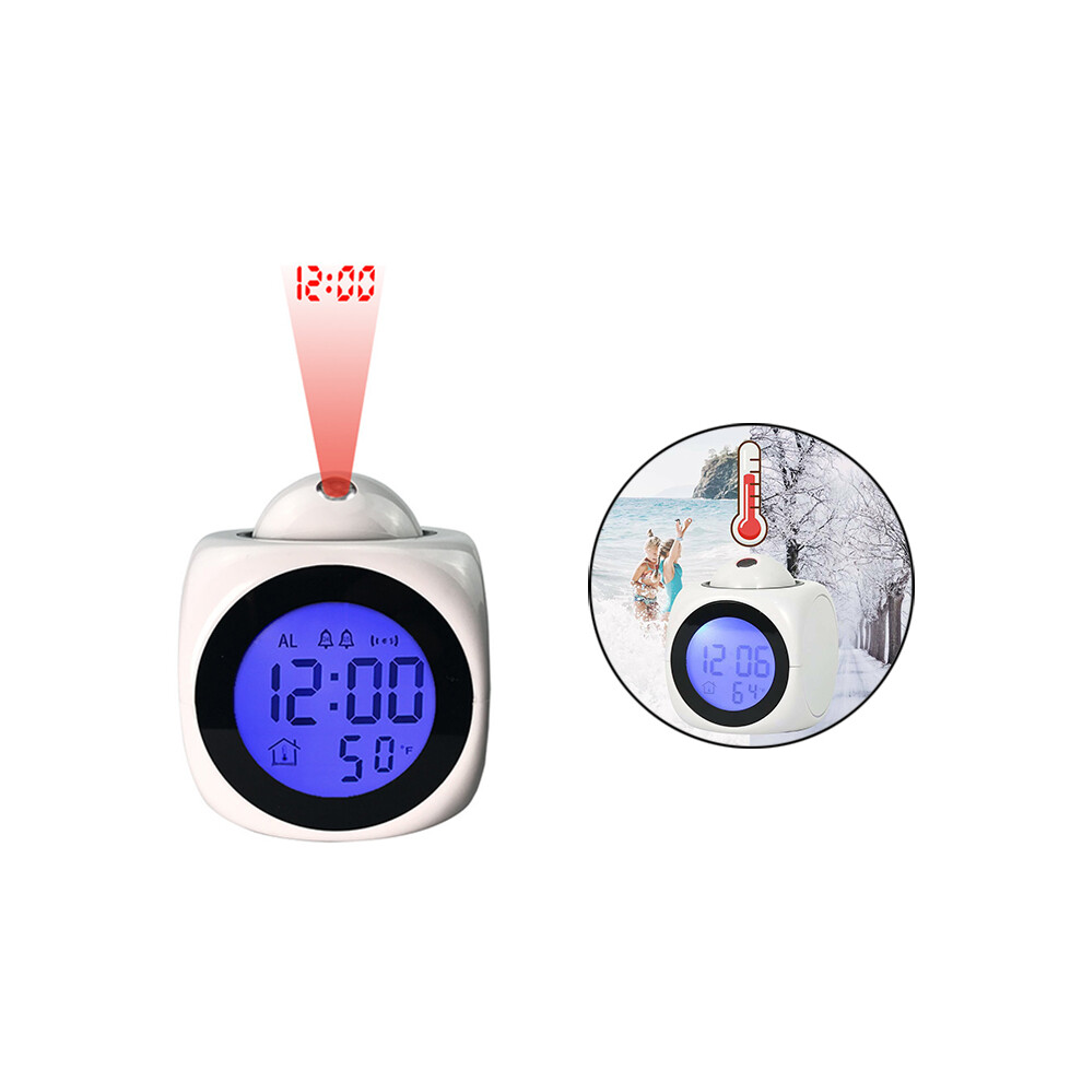 Wall/Ceiling Time Projection Led Digital Alarm Clock Temperature Monitor 320997797333