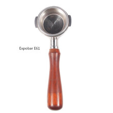 (expobar E61) 58mm Bottomless Removable Portafilter Handle for Expobar E61/Nuova Replacement