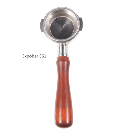 (expobar E61) 58mm Bottomless Removable Portafilter Handle for Expobar E61/Nuova Replacement