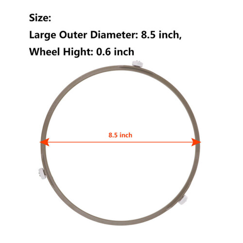 (Large) Microwave Oven Glass Turntable Bracket Base Tray Rotating Ring Support Roller