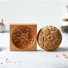 (raspberry) Mould Shortbread Mold Carved Wooden Gingerbread Cookie Mold Cookie Cutter Molds