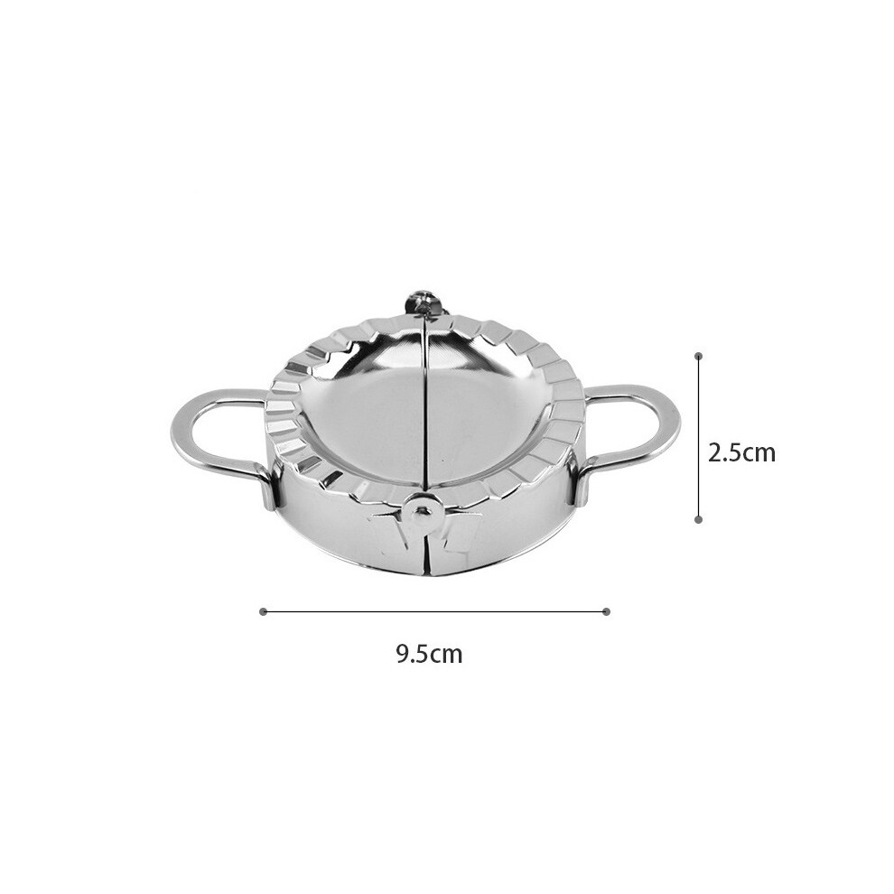 (L) Stainless Steel Manual Dumpling Maker Wrapper Cutter Pie Dumpling Mould