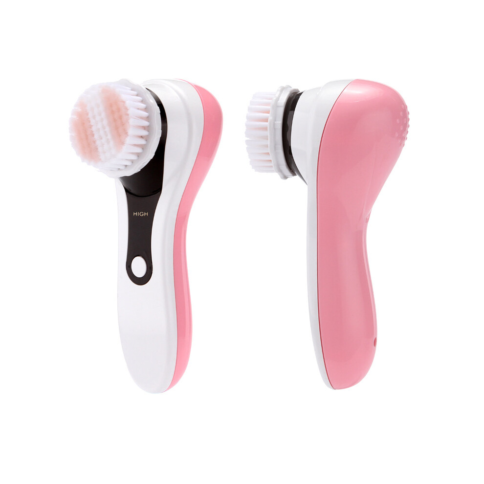 Pink (Pink) 5 In 1 Multifunctional Beauty Electric Cleansing Brush And Facial Massager