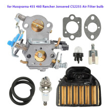 WTA29 Carburetor for Husqvarna 455 460 Rancher Jonsered CS2255 Air Filter bulb