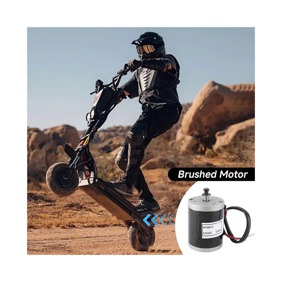 My6812 12V 120W Brushed Motor Electric Reduction Brush Gear Motor For Diy Electric Scooter Bikes Bicycle Motorcycle 4712294041664