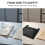 Waterproof Fireproof Document Bag, Secure Zipper Pouch for Valuables, 15 X 11 Inches, Black 3