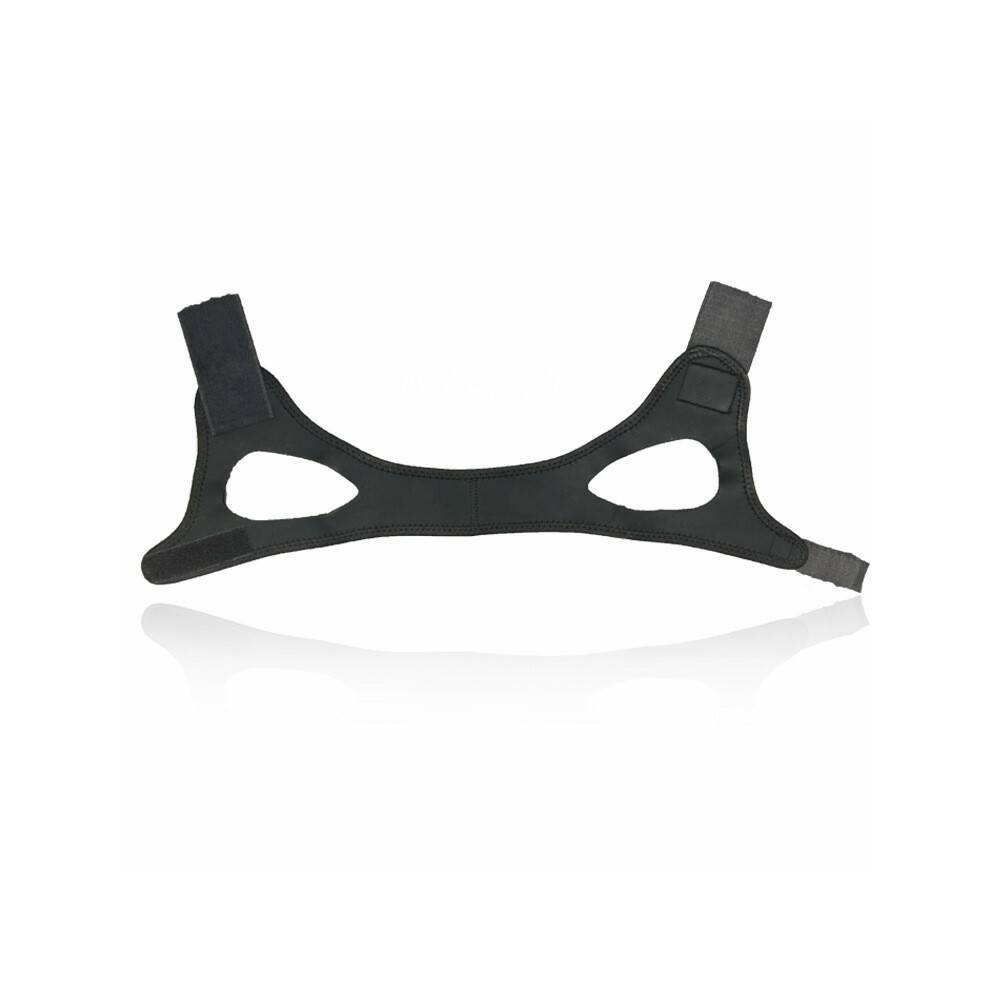 (Black) New Triangle Prevents Snoring Stop Snoring Device Corrects Open Mouth Breathing Triangle Chin Rest Stop Snoring Strap