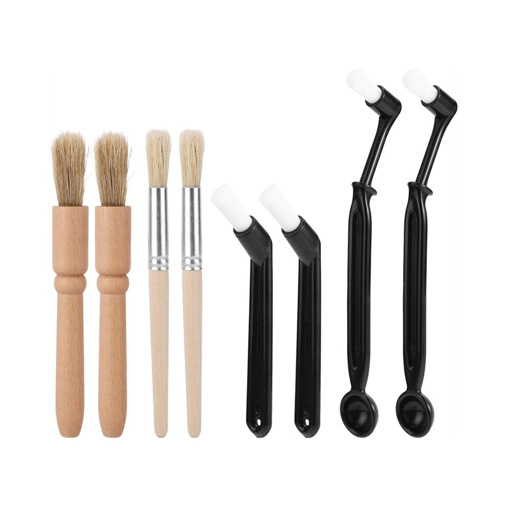 8Pcs Coffee Cleaning Brush Set, Espresso Machine & Grinder Cleaning Brushes Long Handle Brush Cleaner And Scoop Tool 6032703874972