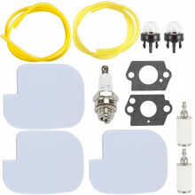 Air Filter Fuel Line Filter Tune Up Kit for Poulan Craftsman Chainsaw 530057925