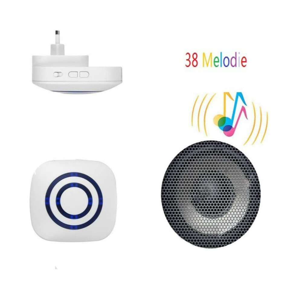 (Eu) Home Security Wireless Driveway Alarm Doorbell Outdoor Motion Sensor Detector 115295325858