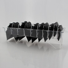 (black) 10PCS Magnetic Hair Clipper Cutting Guides Guards Limit Combs Set For Wahl