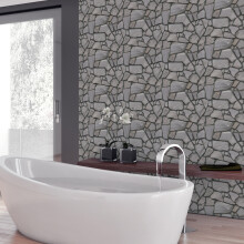(518) 3D Embossed Brick Wallpaper Stickers - Wall Decor & Tile Simulation