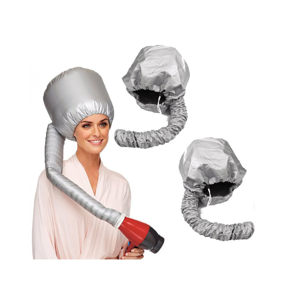 Unisex Women's Hair Drying Styling Soft Cap Bonnet Hood Hat Blow Hair Dryer Attachment Hairdressing Accessories