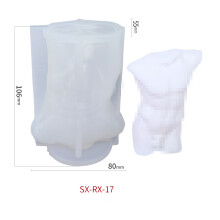 (SX-RX-17) Woman Nude Body Silicone Mold Human Body Shape Soap Candle Cake Decoration Epoxy Resin Casting Mould DIY Craft Decor
