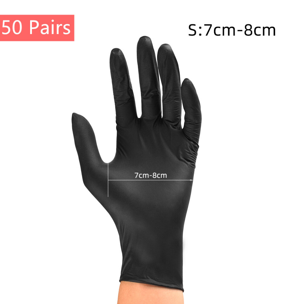 (S) 50 Pairs Comfortable Latex Tattoo Gloves Disposable Waterproof Non-Toxic Finger Protector Supplies 110691485113