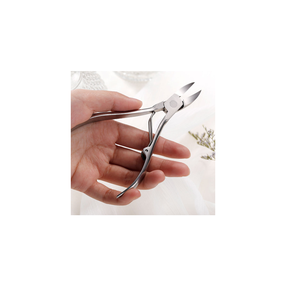 Silver Stainless Steel Cuticle Nail Nipper Clipper Manicure Plier Cutter Tool Feet Care