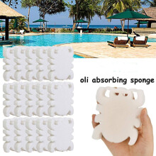 (2pcs) 2/6/16PCS Oil Absorbing Sponge Swimming Pool Reusable Hot Tub Spa Absorb Sludge Dirt Scum Oil