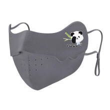 Reusable Winter Face Mask Balaclava For Kids Cartoon-Gray