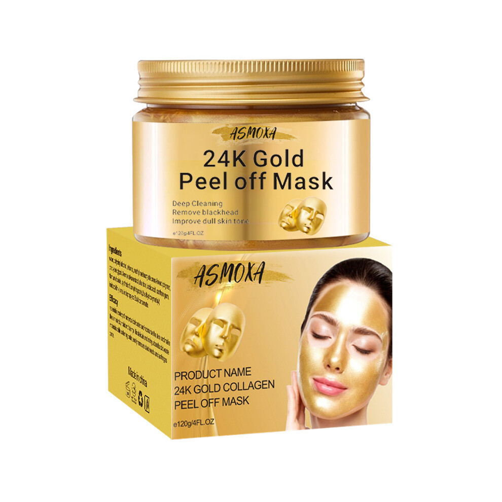 24K Gold Gel Collagen Facial Mask for Radiant Skin