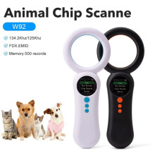 W92 134.2KHz/125KHZ Animal Chip Reader Animal Chips Scanner Cat Microchips Scanner Chip Scanner for Dogs A