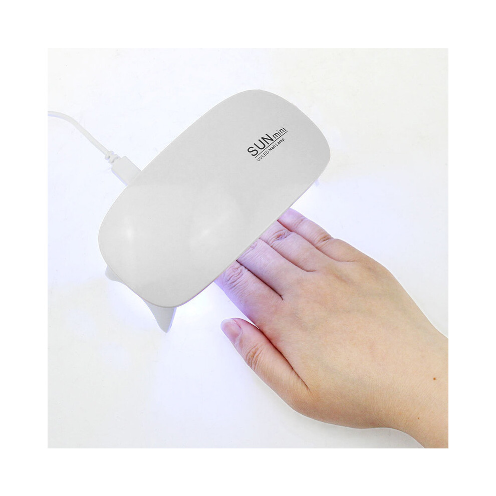 Mini LED Lamp Manicure Portable Light Polish UV 6W Gel Machine Curing Nail Dryer