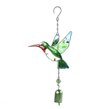 (Hummingbird) Stained Glass Window Panel Cthulhu Suncatcher Bird On A Wire Ornament Decor Mother's Day Gifts