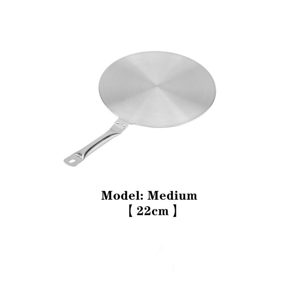 (22Cm) Induction Disc Hob Converter Adapter Heat Diffuser Gas Electric Cooker Plate Pan 320997818458