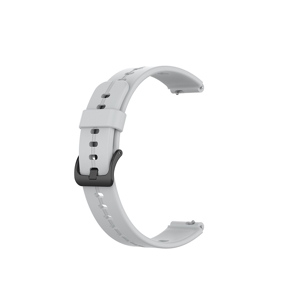 Gray/Black () For Huawei Bracelet B6/B3 16Mm Silicone Wristband Replacement Strap With Buckle
