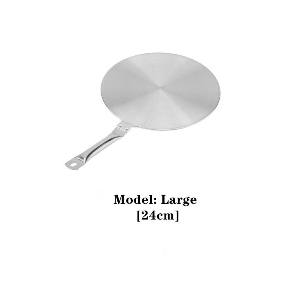 (24Cm) Induction Disc Hob Converter Adapter Heat Diffuser Gas Electric Cooker Plate Pan 320997818465