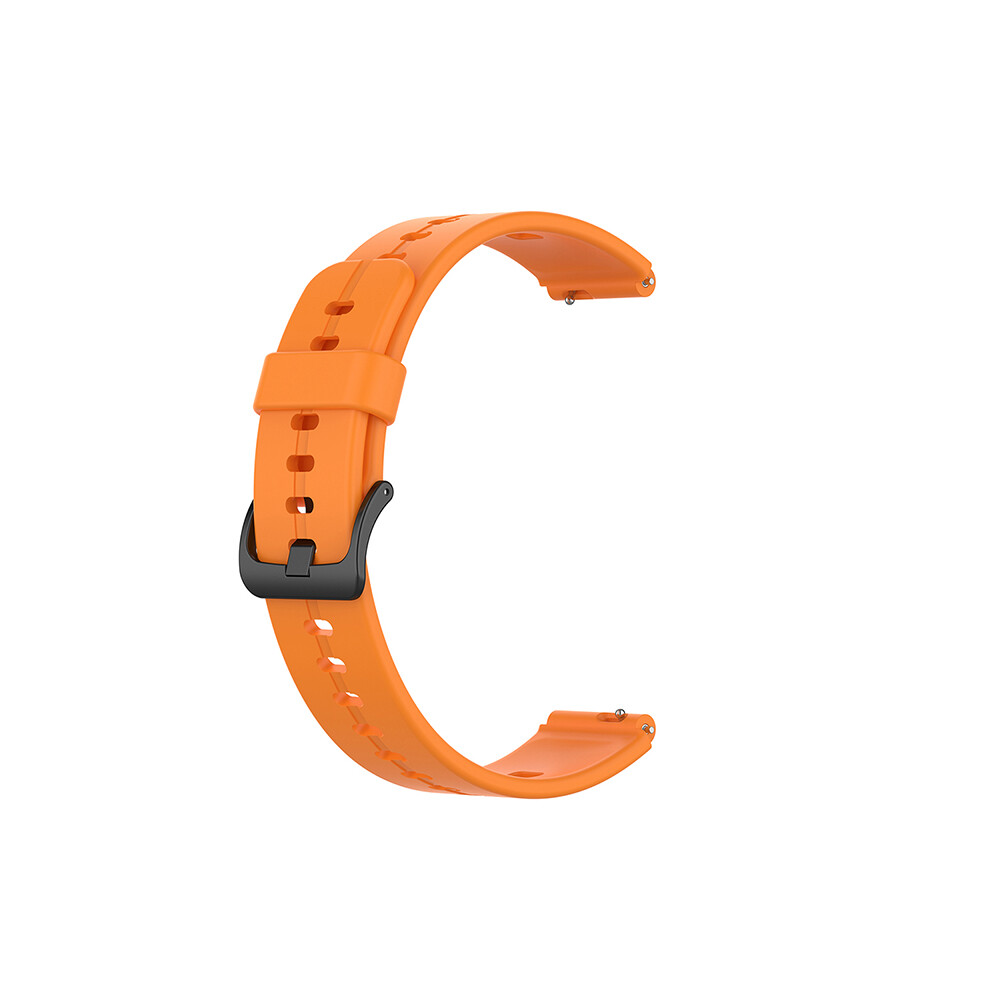 Orange/Black () For Huawei Bracelet B6/B3 16Mm Silicone Wristband Replacement Strap With Buckle