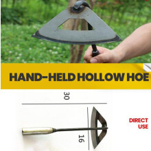 (30*16cm) All-steel Hardened Hollow Hoe Handheld Weeding Rake For Planting Farm Vegetables