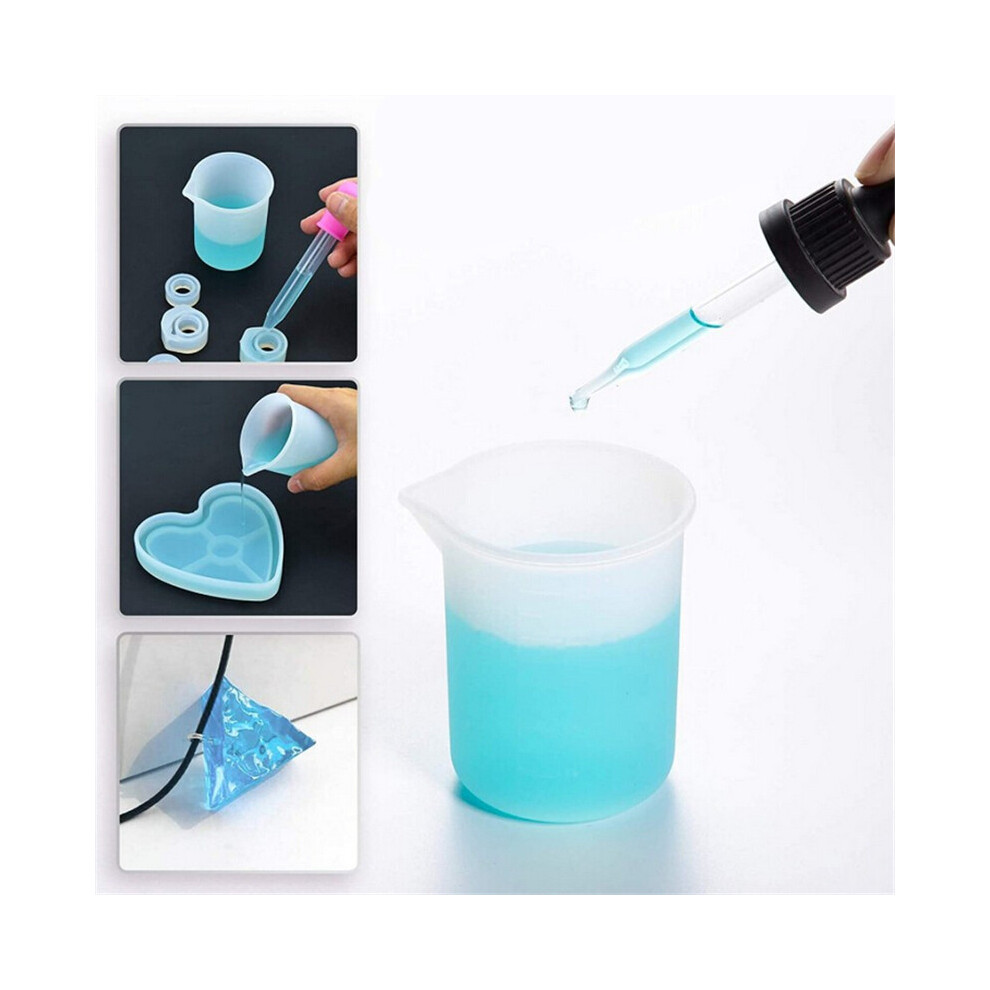 100Ml Scaled Epoxy Resin Silicone Measuring Cup For Diy Handmade Craft Baking Tools 320997828259