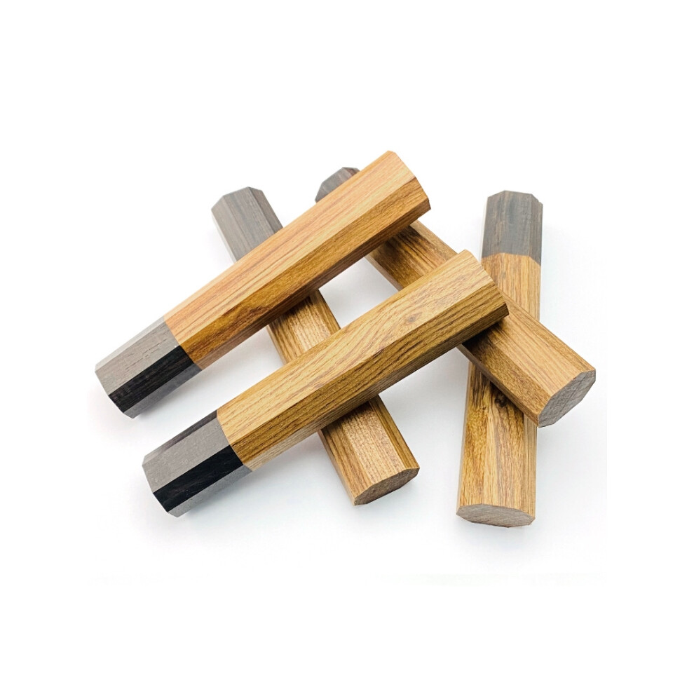 Diy Wooden Octagonal Handle Japanese Style Chef's Kitchen Modified Cutter Grip 320997821137