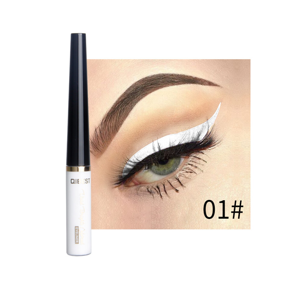 (#01) Qibest Waterproof Liquid Eyeliner Pencil Makeup Long-Lasting Eyebrow Eye Liner Cosmetics 110691483652