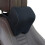 (Black) Car Headrest Pillow Memory Foam Head Support Cushion Neck Protector Accessories 1