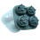 (Grey rose) Maker Round Sphere Tray Mold Cube Whiskey Ball Silicone 1