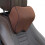 (Brown) Car Headrest Pillow Memory Foam Head Support Cushion Neck Protector Accessories 1
