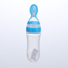 (blue) 90 ml safe newborn baby bottle