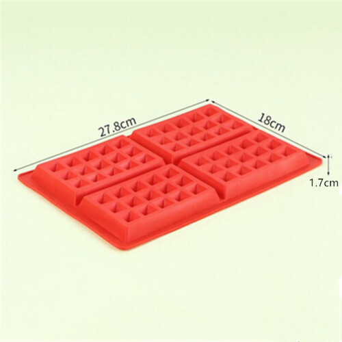 (Square) Silicone Waffle Mold Cake Muffin Cookie Candy Baking Mould Pan Tools