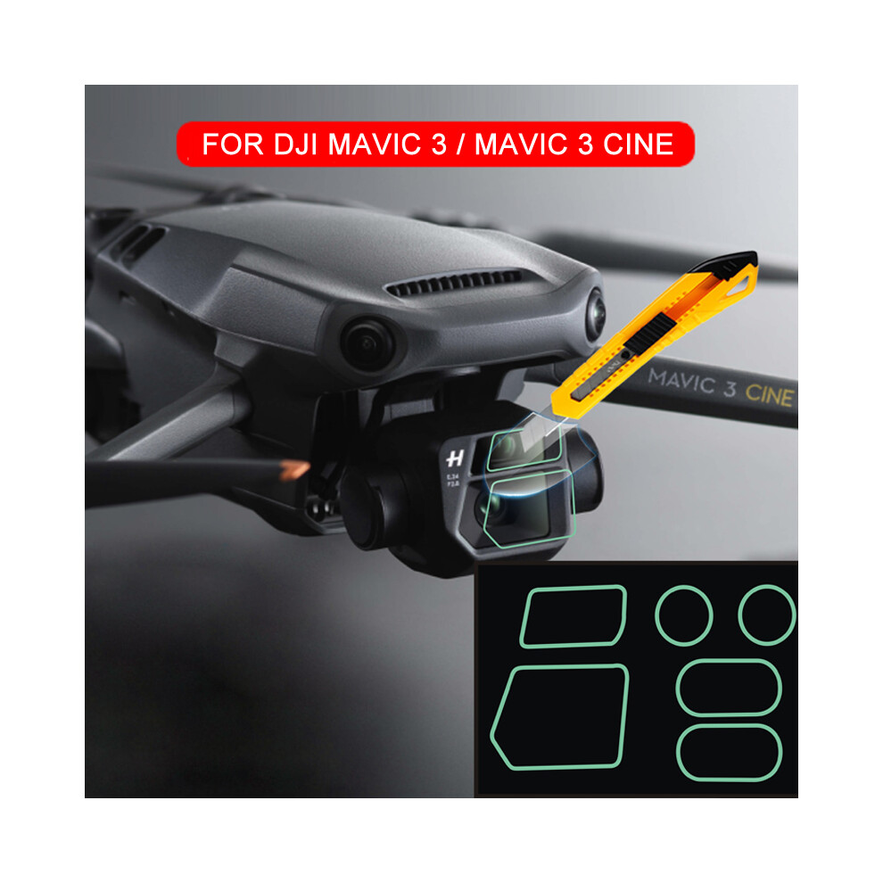 9H Ultra Thin Pet Protective Film Camera Lens Cover For Dji Mavic 3 Cine Drone Light 110691471994