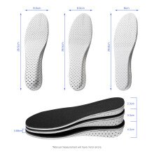 (2cm) Memory Foam Heightening Insole Air Cushion Invisible Height Increase Insoles Shoe Inserts Heel Lifts Pad Taller