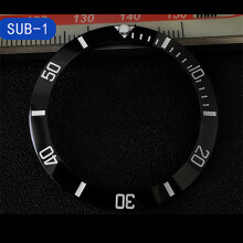 (Black) Ceramic Bezel Insert For Seiko skx007/009 Watch Accessories MOD Engraved 38mm