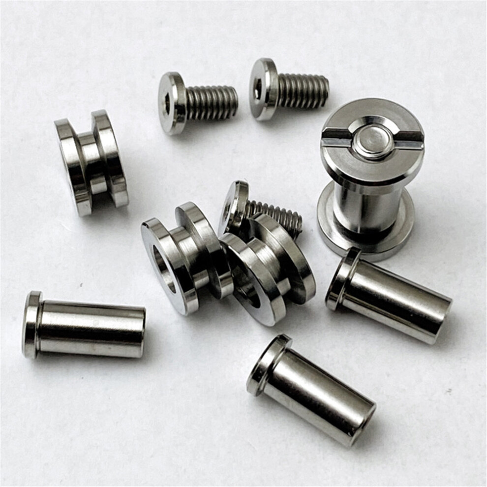 (Silver) Titanium Diy For Hinderer Xm-18 Knife Parts Screw Knife 3.5 Inches Screw Set 320997821939