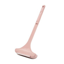 (Pink) 2 In 1 Multi-purpose Window Screen Cleaning Brush Glass Scraper Wiper Dust Remover