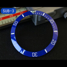 (Blue+White) Ceramic Bezel Insert For Seiko skx007/009 Watch Accessories MOD Engraved 38mm