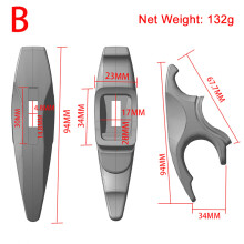 (B) 1Pc 430 Stainless Steel Knife Guard for Custom Handle Bolster Making DIY Parts