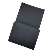 (Black) Felt Bedside Table Storage Bag Remote Control Book Organizer Sofa Hanging Tablet Holder
