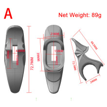 (A) 1Pc 430 Stainless Steel Knife Guard for Custom Handle Bolster Making DIY Parts