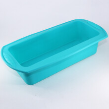 (blue) Rectangular Silicone Mold Heat Resistant Baking Pan Toast Mould Kitchen Supplies