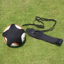 (yellow) Kick Soccer Football Kicker Trainer Practice Belt Sport Training Equipment